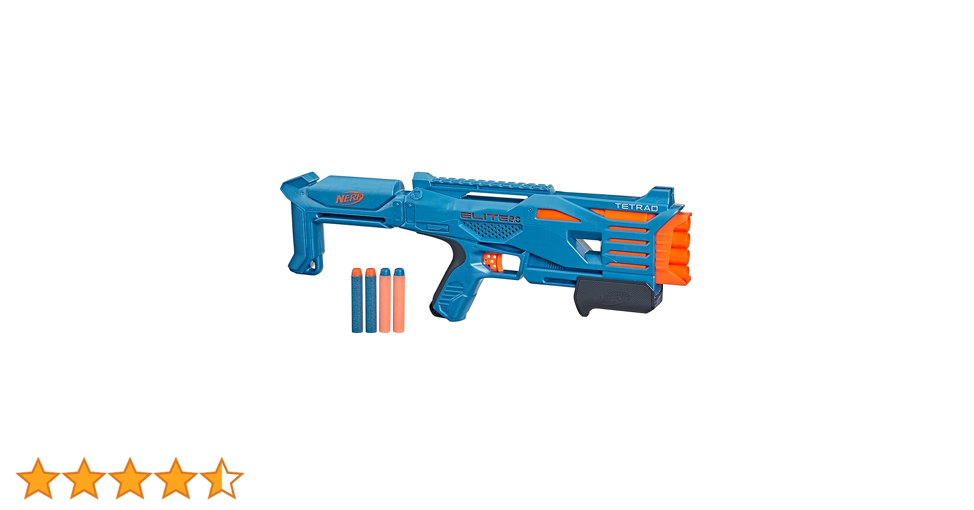 NERF ELITE ナーフ　トイガン　4台一式 Amazon.co.jp: NERF Elite 2.0 Tetrad QS-4ブラスター、エリート